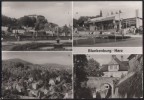AK Blankenburg/Harz: HO-Kaufhalle, Terrassengarten, Schloßeingang, Gelaufen 1983 - Blankenburg