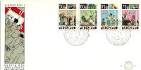 NETHERLANDS FDC  TV (?) CARTOONS SET OF 4 STAMPS DATED 14-11-1984 CTO SG? READ DESCRIPTION !! - Briefe U. Dokumente