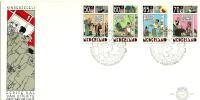 NETHERLANDS FDC  TV (?) CARTOONS SET OF 4 STAMPS DATED 14-11-1984 CTO SG? READ DESCRIPTION !! - Covers & Documents