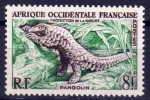 Französisch-Westafrika 1955 Schuppentier Mi.-Nr. 72 ** Mnh - Unused Stamps
