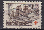 Finland 1937 Mi. 199     1 1/4 M + 15 P Schwedischen Marine In Finnland Segelfrigatte Red Cross Rotes Kreuz Croix Rouge - Used Stamps