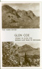 UNITED KINGDOM-SCOTLAND,GLEN COE AND THE THREE SISTERS;SPRING IN GLENCOE;BIDEAN NAM IN DISTANCE-CIRCULATED-1951 - Argyllshire