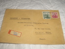 De Prague En Recommandee 1938 - Lettres & Documents