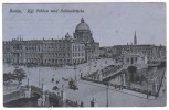 AK Berlin, Schloss Und Schlossbrücke, 1915 - Charlottenburg