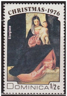 Dominica 1976 Scott 502 Sello ** Nöel Navidad Christmas Virgen Y El Niño De Giorgione Michel 505 Yvert 495 Stamps Timbre - Dominica (1978-...)