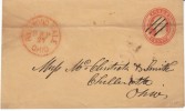 #U9 3-cent 1854 US Postal Stationery Entire Envelope - ...-1900