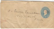 #W301 1-cent 1887-1894 US Postal Stationery Entire Wrapper - ...-1900