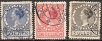 1926 Netherlands Used 3 Stamps  Mi 168-70 CV 9,0 € - Gebruikt