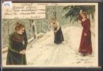 BONNE ANNEE - BATAILLE DE BOULES DE NEIGE - PAR MAILICK - TB - Mailick, Alfred