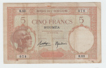 New Caledonia Noumea 5 Francs 1926 "F+" P 36b 36 B - Numea (Nueva Caledonia 1873-1985)