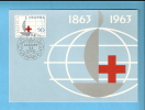 CP - Centenaire De La Fondation De La Croix Rouge- Timbre- - Red Cross