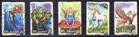 Australia 2011 Mythical Creatures Set Of 5 Self-adhesives Used - - Gebraucht