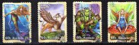 Australia 2011 Mythical Creatures 60c Mermaid, Griffin, Troll & Fairy Self-adhesive Used - Used Stamps