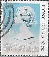 HONG KONG 1987 Queen Elizabeth And Central Victoria - 60c Multicoloured FU - Gebraucht