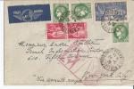 Premier Service Postal Aérien  Via Marseille - New - York City  24/05/1939 - Premiers Vols