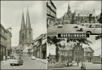 AK Quedlinburg, Pölkenstraße, Nikolaikirche, Markt, Rathaus, Bahnhof, Gel, 1970 - Quedlinburg