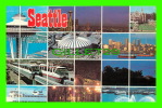 SEATTLE, WA - MULTIVIEWS - TRAVEL IN 1965 - - Seattle