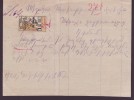 Armenia 1924 Document With 1r Fiscal Stamp - Arménie