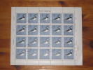 Polen Poland Sheet Bogen Vögel Birds Bird Vogel Gest. Used 30 Gr. Stempel 5.6.64 Opole Druckereizeichen - Storks & Long-legged Wading Birds