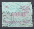 HONG KONG 1987 Fish Franking  On Piece FU - Postwaardestukken
