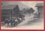 GRIMSEL POST BEI GUTTANNEN, POSTKUTSCHE, DILIGENCE, STAGECOACH - Guttannen