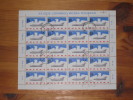 Polen Poland Sheet Bogen Flugzeug Jet Plane Aircraft 1963 Gestempelt Used 60 Gr. Stempel 23.5.64 Poznan Druckereizeichen - Full Sheets