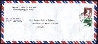 Japan Airmail Par Avion IMOTO SANGYO Ltd. MORIYAMA 1982 Cover To GLOSTRUP Denmark Buddha - Luftpost