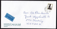 Japan Airmail Par Avion Luftpost Label NEDERUP Agencies Aps 1982? Cover To KASTRUP Denmark Buddha - Poste Aérienne