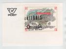 Austria Card With Mini Sheet And Speciel Postmark Erlebnis Welt Grazer Messe International Graz 28-9-1987 - Lettres & Documents