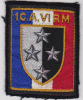 1er Corps D'armée - VI ème Région Militaire - Escudos En Tela