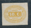 ITALY1863 POSTAGE DUES FIRST ONE ISSUED SC J1 VF UNUSED NO GUM NICE STAMP - Portomarken