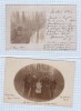 2 CPA Photo - AILLY Sur NOYE - Fermeture Du Bois D' Ailly - 1906 - Ailly Sur Noye