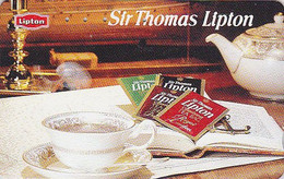 TC JAPON / 110-011 - Boisson - THE LIPTON  / Livre Ancre Théière - TEA Drink JAPAN Phonecard  / England - TEE TK - 50 - Alimentation