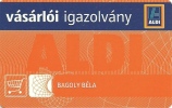 OWL * BIRD * ANIMAL * ALDI SUPERMARKET * CUSTOMER CARD * LOYALTY CARD * Vasarloi Igazolvany * Hungary - Owls