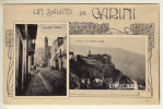 CARINI (PA) UN SALUTO BELLE VEDUTE 1911 - Palermo