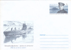 ALEXANDRU MARINESCU, SUBMARINE CAPTAIN, 2008, COVER STATIONERY, ENTIER POSTAL, UNUSED, MOLDOVA - Submarines