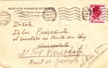 MATHEMATICS, FISCAL STAMP ON THE BACK, 1939, SPECIAL COVER, SENT TO MAIL, ROMANIA - Informatik