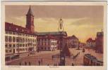 KARLSRUHE. MARKTPLATZ. ANIMATION. TRAMWAY. - Karlsruhe