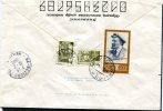 URSS-1980- Lettre Illustrée ( Forêt En Hiver, Chien Et Chasseur) Avec Timbres YT 2424 (Lénine) , 3165,4329 - Briefe U. Dokumente