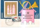 58021)cartolina Illustratoria Manifestazione Filatelica Numismatica Con Un Valore + Annullo - Manifestations