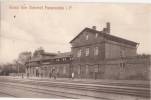 Gruss Vom Bahnhof Freienwalde In Pommern Belebt Gleisseite Chociwel Bahnpost  BERLIN STOLP ZUG 24 Gelaufen 22.5.1917 TOP - Pommern