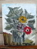 TABLEAU PEINTURE Sur Toile, Signé - Motif Fleurs - Altri & Non Classificati