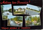 CPSM DORDIVES (Loiret) -5 Vues : Les Pecheurs, Le Chateau, La Plage, Le Canal, Le Lavoir - Dordives