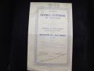 Obligation "Sté Du Cabinet Littéraire De Verviers"1935 - Casinos