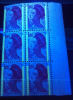 VARIETE N°2220 = BLOC DE 6 AVEC BANDE DE PHOSPHORE A CHEVAL** - Unused Stamps