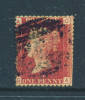 GREAT BRITAIN  -  1858  1d   Used  (faults As Scan) (Zoom In For Pl. No's - My Eyesight Is Too Bad) - Gebruikt