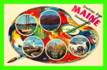 MAINE - GREETINGS FROM MAINE VACATIONLAND - PAINT BOARD - 1963 DEXTER PRESS - - Other & Unclassified