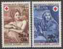 Réunion N° 388 & 389  ** Organisation Croix Rouge 69. Oeuvres De Nicolas Mignard - Unused Stamps
