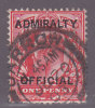 GRANDE - BRETAGNE : ADMIRALTY OFFICIAL - No 2 - Dienstmarken