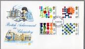 Great Britain 1977 British Achievements In Chemistry - Science FDC - 1971-1980 Decimal Issues